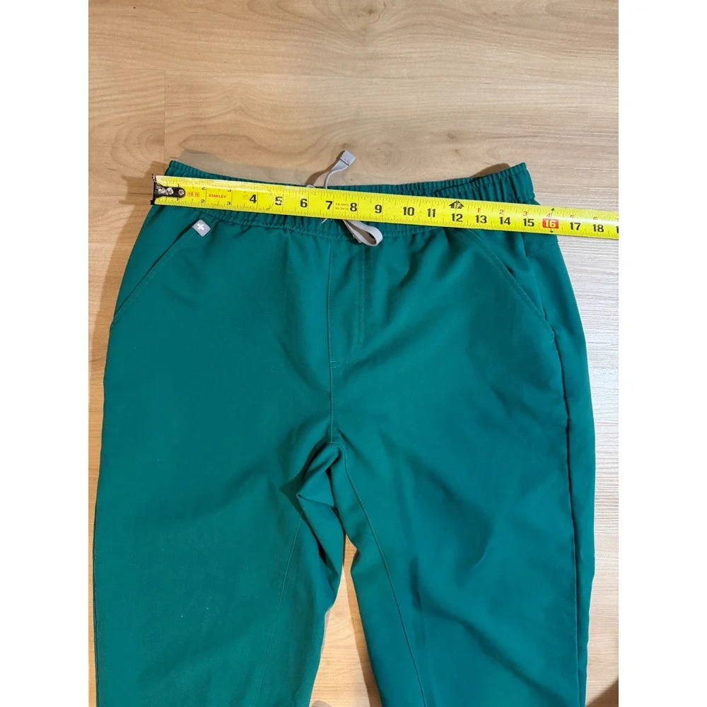 FIGS Tansen Jogger Scrub Pants Men M Green Drawstring Technical Cargo Medical
